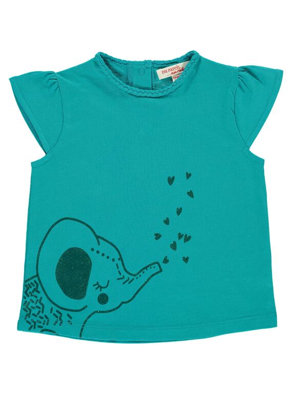 Baby girls' short-sleeved T-shirt CIJOTI8 / 18SG09S2TMC202