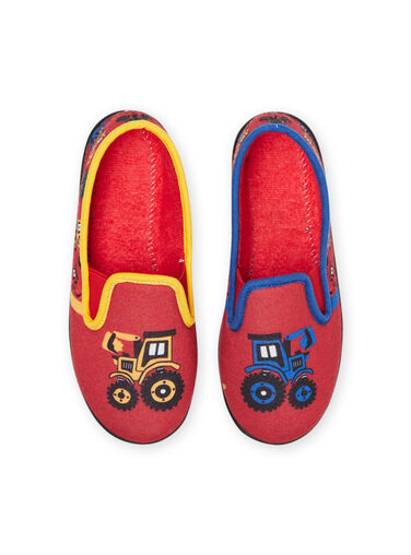 Child boy tri-colored tractor slippers NOPANTTRACT / 22KK3611D0B050
