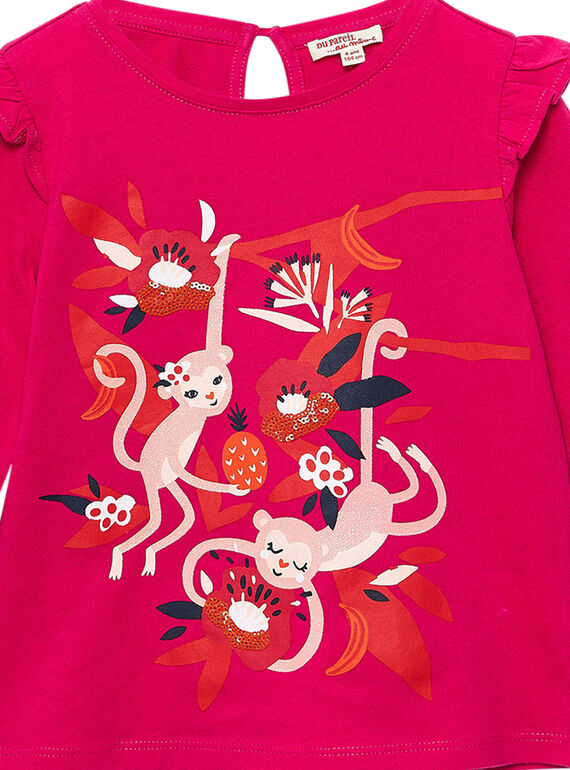 Light orange T-shirt JAVITEE2 / 20S901D1TML406