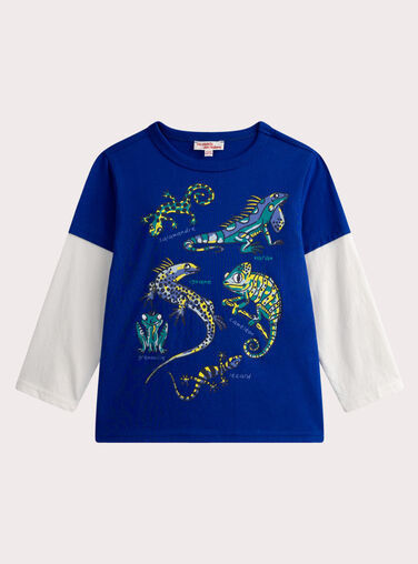 Blue TEE SHIRT SS Blue TEE SHIRT SS WOBOTEE / 25S902R4TMCC238