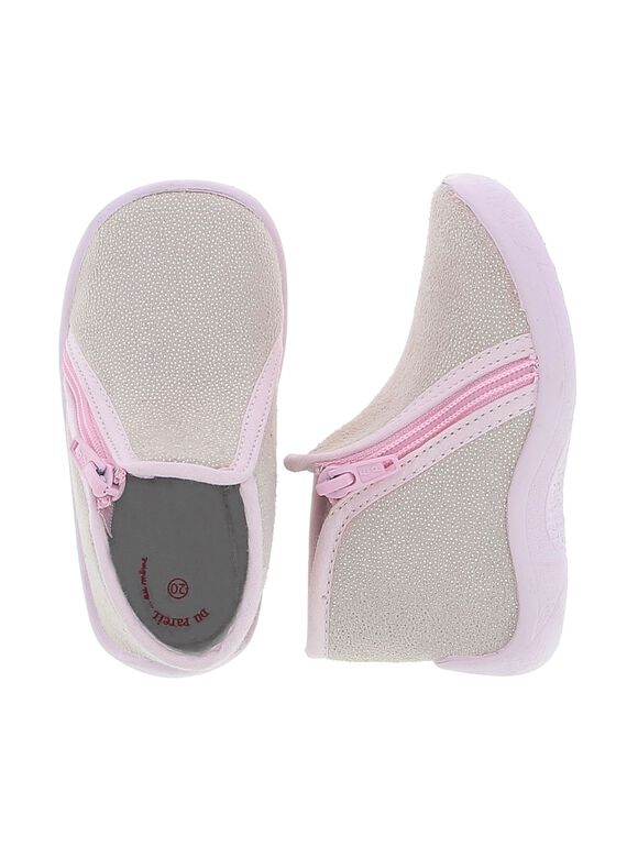 Baby girl's boot slippers. CBFBOTPAIL / 18SK37X7D0A030