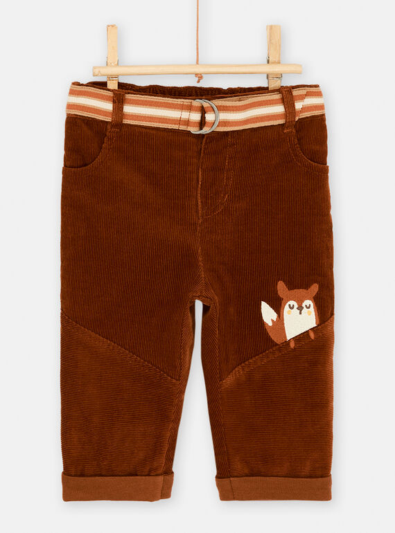 Brown pants SUCOUPAN1 / 23WG10L1PANI801