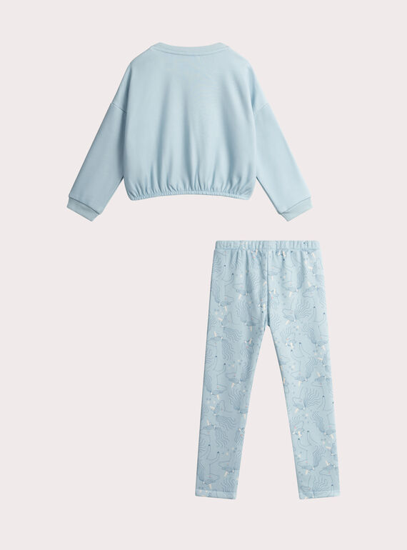 Blue green PYJAMA VEFAPYJART / 24WH1191PYJ614