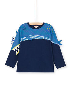 Blue shark animation T-shirt - Child Boy LONAUTEE2 / 21S902P1TML070