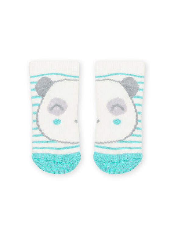 Socks with panda and stripes print POU2CHO2 / 22WF4191SOQG603