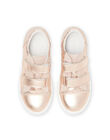 Gold glitter sneakers child girl NABASALICE / 22KK3531D3F954