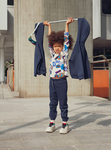 Navy JOGGING PANTS XOJOJOB1 / 25W902E3JGB705