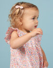 Baby Girl Floral Printed Cotton Veil Dress NIMOROB2 / 22SG09N2ROB001