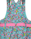 Baby girls' flowery dungaree dress FICUROB3 / 19SG09N3ROB202
