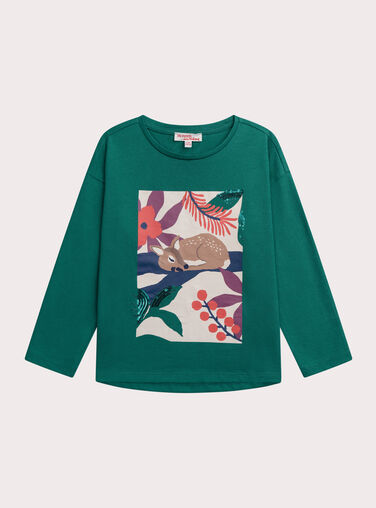 Green TEE SHIRT LS XAMYTEE1 / 25W901R1TML608