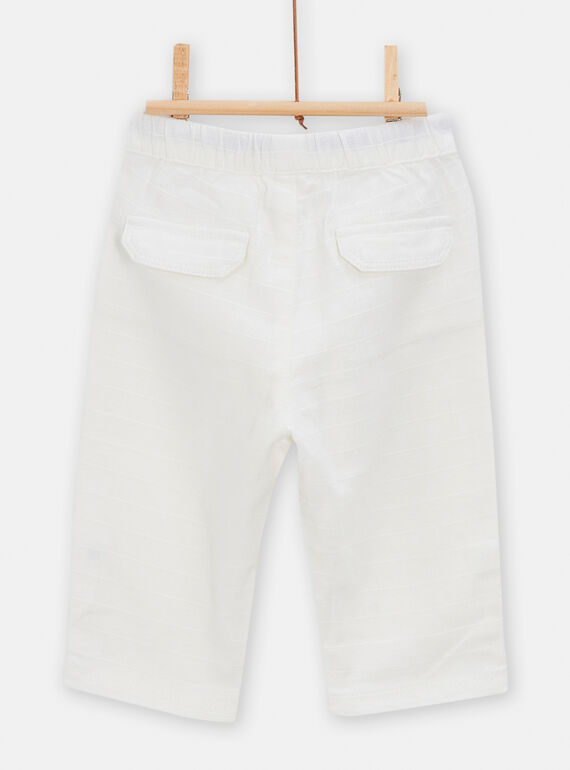 White PANTS TUPOPAN2 / 24SG10M2PAN000