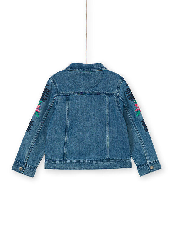 Blue cotton denim jacket LANAUVEST / 21S901R1VESP274