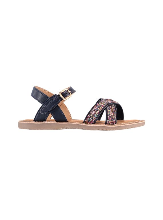 Navy Sandal JFSANDGLIT / 20SK35Z3D0E070