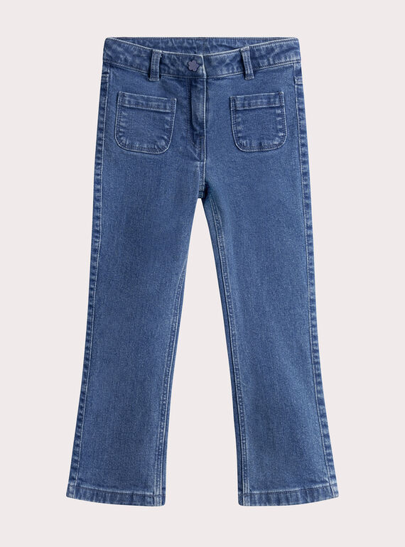 Medium denim flared jeans WAKAJEAN / 25S90131JEAP274