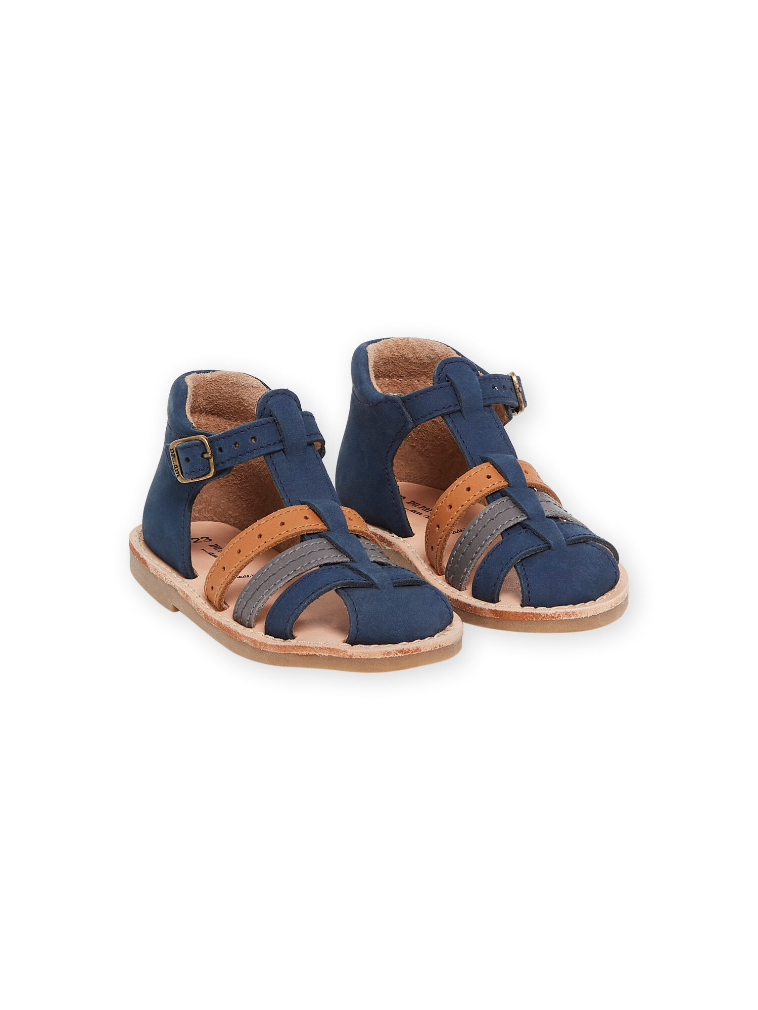 Nu pieds et Sandales pour Gar on Chaussures cuir enfant et b b