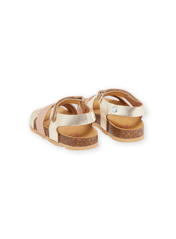 Gold champagne sandals RANUCHAMP / 23KK3561SLB954