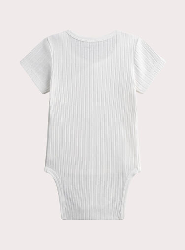 Ivory NEWBORN BODY SUIT WOU3BOD1 / 25SF03X1BDN005