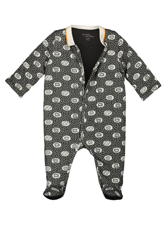 Unisex babies' sheep sleepsuit GOU1GRE3 / 19WF0513GRE929