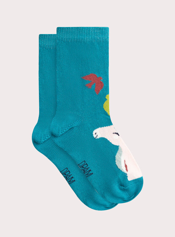 electric blue SOCKS VYAVERCHO / 24WI01G4SOQ215
