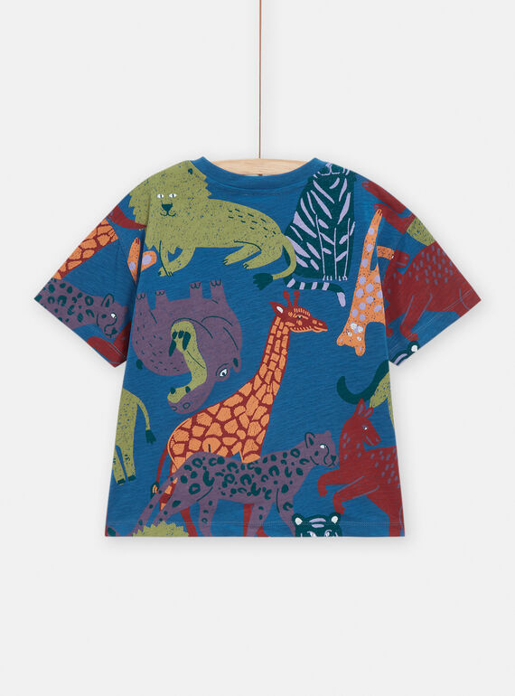 Blue TEE SHIRT SS VODATI / 24W90221TMCC210