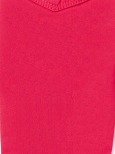 Dark pink jeggings in dyed garment LAJOJEG2 / 21S90144D2BF507
