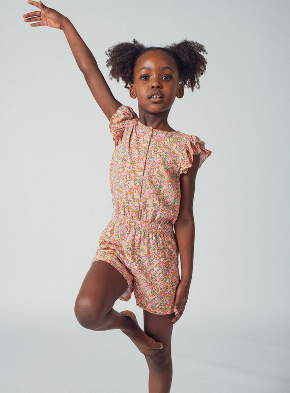 Dark off white SHORT DUNGAREES WALICOMB / 25S901T1SAC003