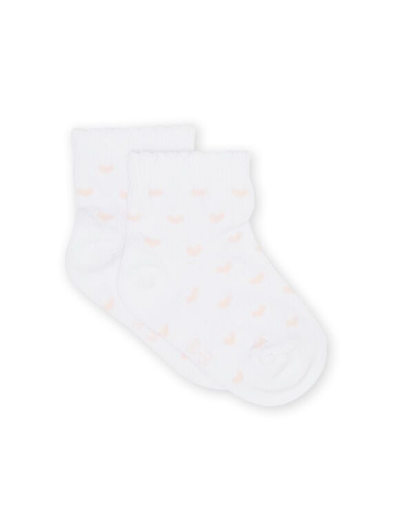 Baby girl ecru socks NYIJOSOQ1 / 22SI0965SOQ001