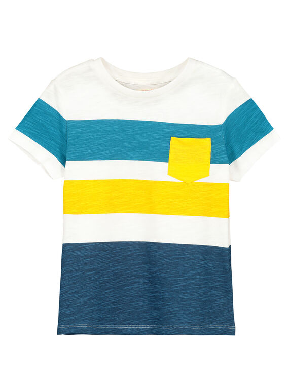 Boys' short-sleeved T-shirt FOTUTI6 / 19S902F6TMC001