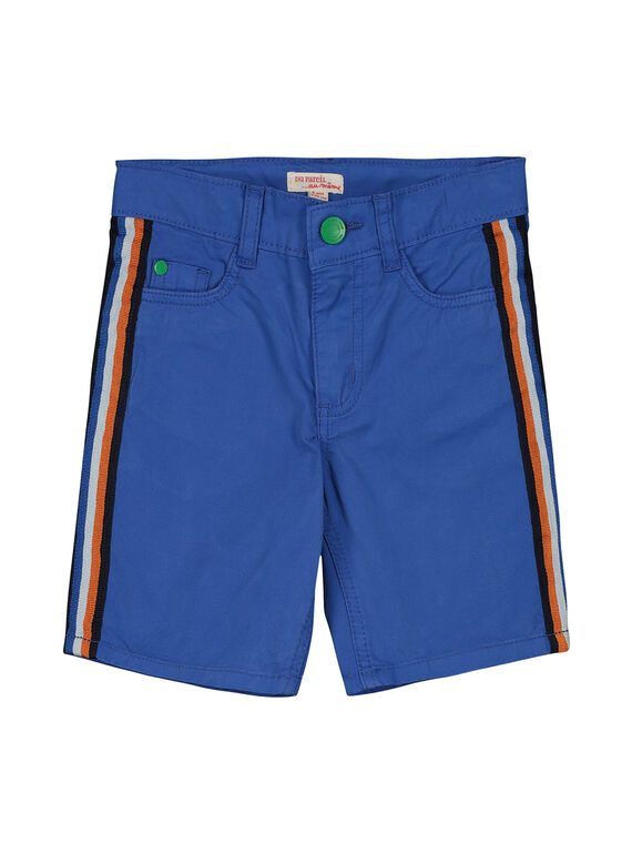 Boys' blue shorts FOCOBER2 / 19S90282BER703