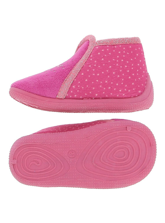 Baby girls' boot slippers DBFBOTGIR / 18WK37W1D0A304