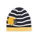 Baby boy black and yellow knitted hat