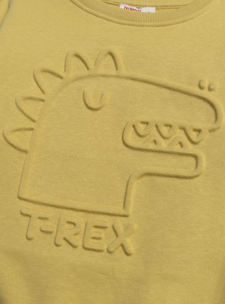 Straw yellow SWEAT SHIRT XOCOSWE / 25W902O1SWE104