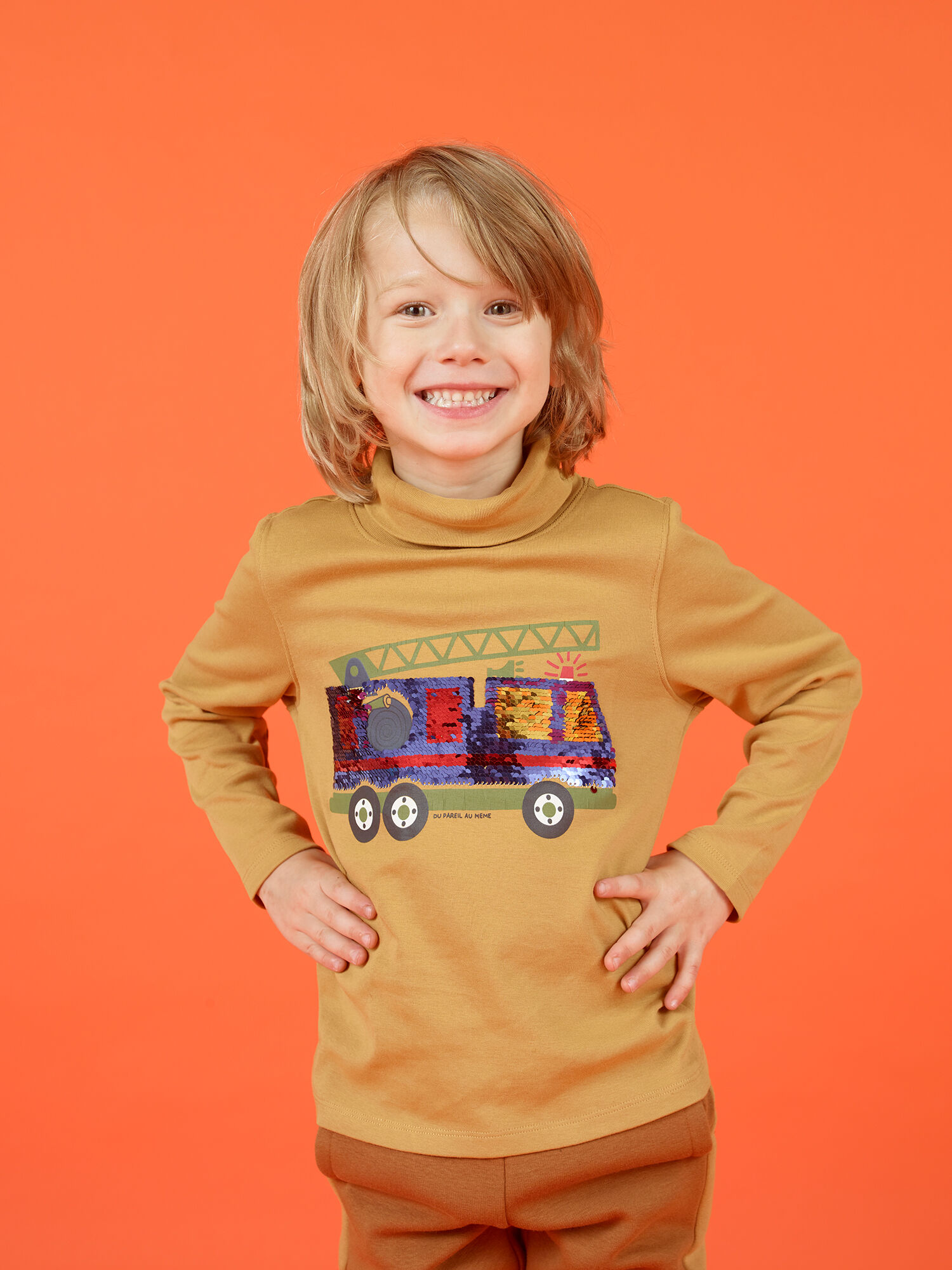 Pull paillette reversible garcon online