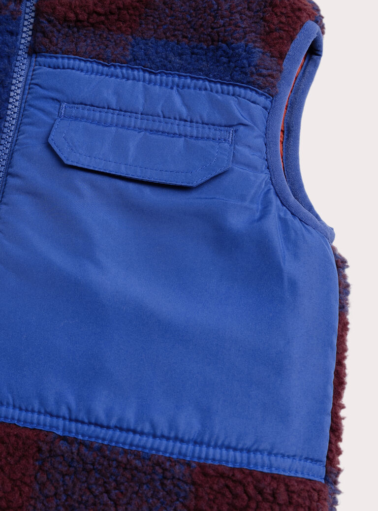 Burgundy KIDS CARDIGAN XOBLUGIL2 / 25W902N1GIL501