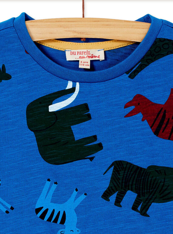 Blue T-SHIRT KOSATEE1 / 20W902O2TMLC221