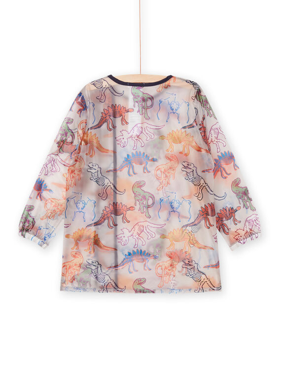 Transparent apron with dinosaur print PYOCLATAB / 22WI02J1TAB961