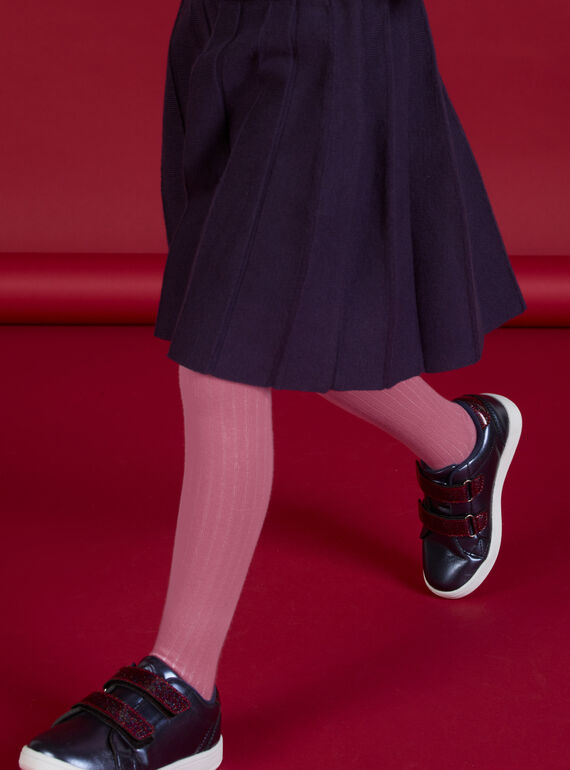 Baby Girl's Dark Blue Pleated Knit Skirt MAFUNJUP1 / 21W901M1JUPH703