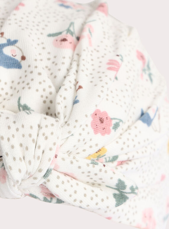 Printed baby girl turban  VOU1BAN / 24WF40C1CHA001