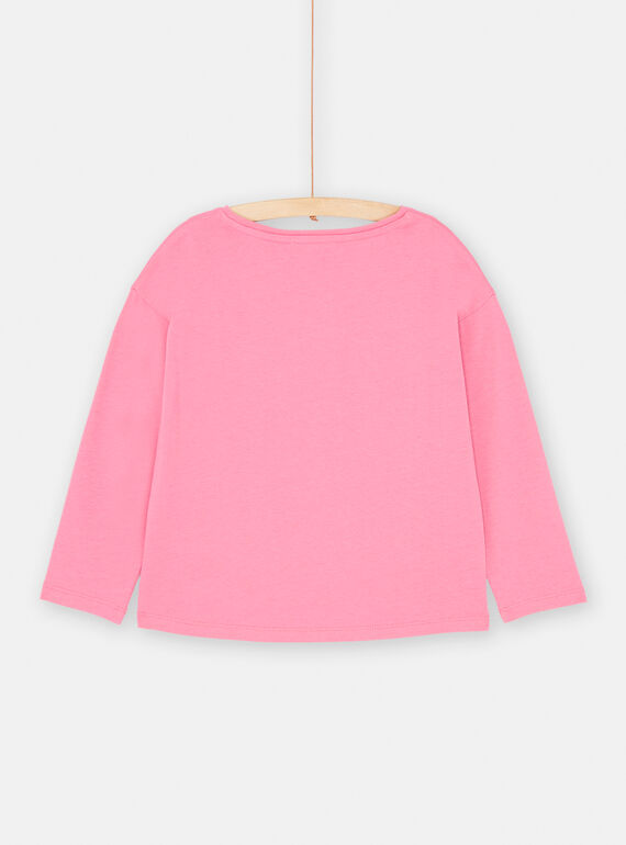 Girl's pink fantasy T-shirt SAVERTEE2 / 23W901J1TML030