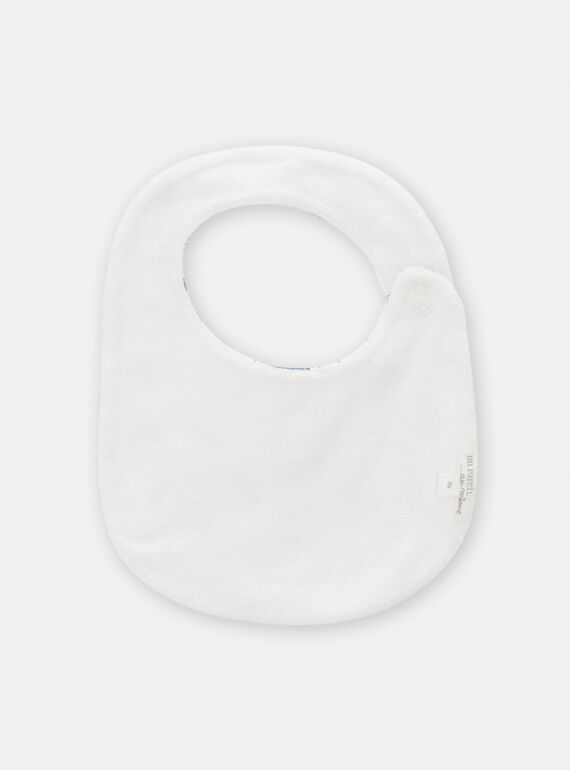 Set of 3 off-white animal print bibs, mixed TOU1BAV2 / 24SF42H1BAVA001