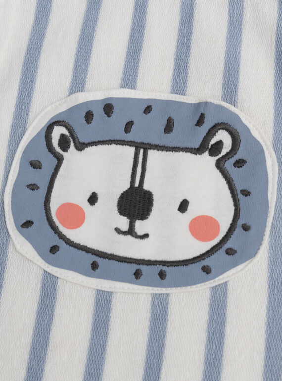 Ivory SHORT DUNGAREES WOU3SAC / 25SF04X1SAC005