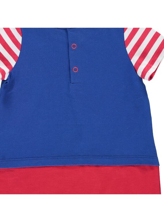 Baby boys' pirate sleepsuit CEGUGREPIR / 18SH1463GRE099