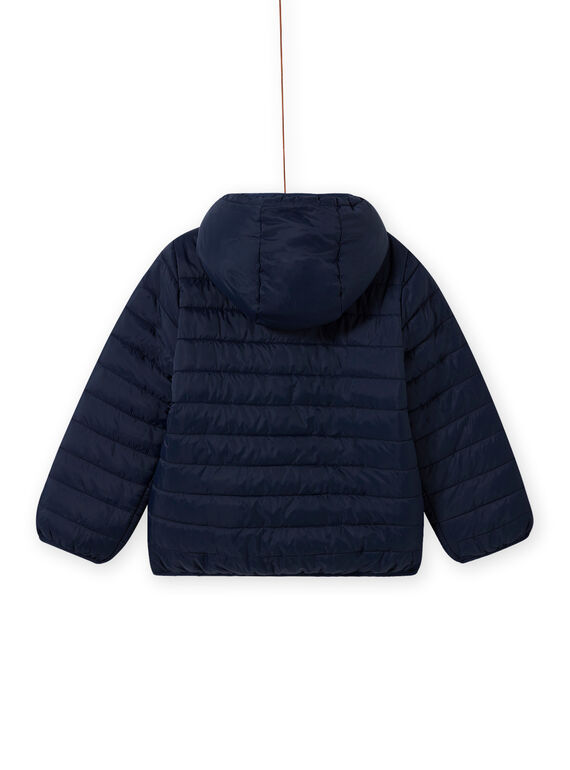 Boy's reversible quilted hooded jacket MOGROBLOU1 / 21W90254BLO804