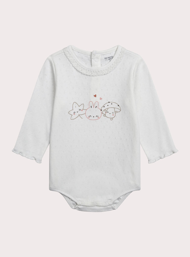 White BODYSUIT XOU2BOD1 / 25WF0361BOD000