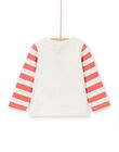 Baby boy striped long sleeve t-shirt LUPOETEE2 / 21SG10Y2TMLA011