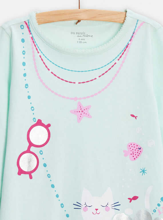 Green NIGHT DRESS TEFACHUBAG / 24SH1141CHNG621