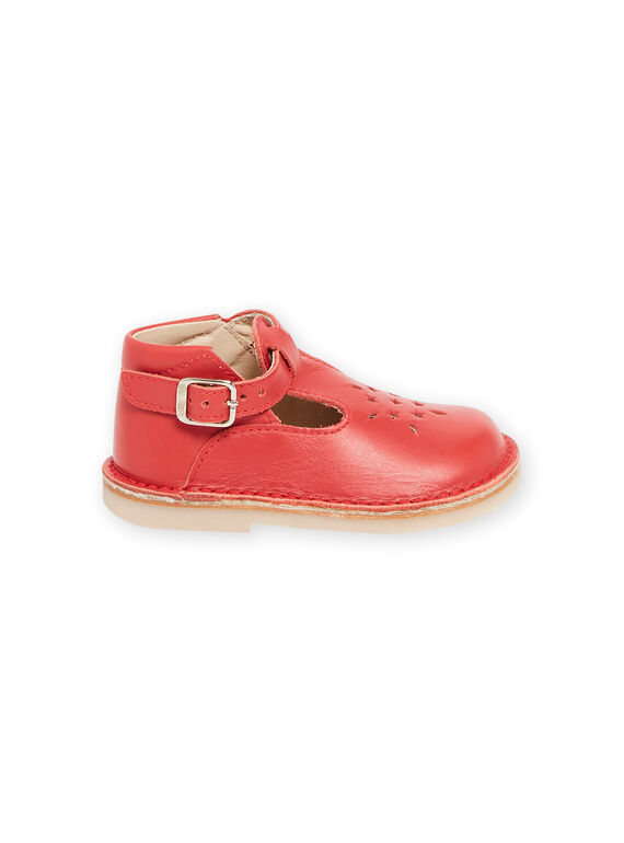 Red baby girl sandals NISALBASIR / 22KK3755D13050