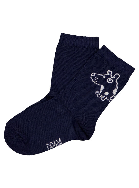 Navy Socks GYUJOCHO3 / 19WI1031SOQ070