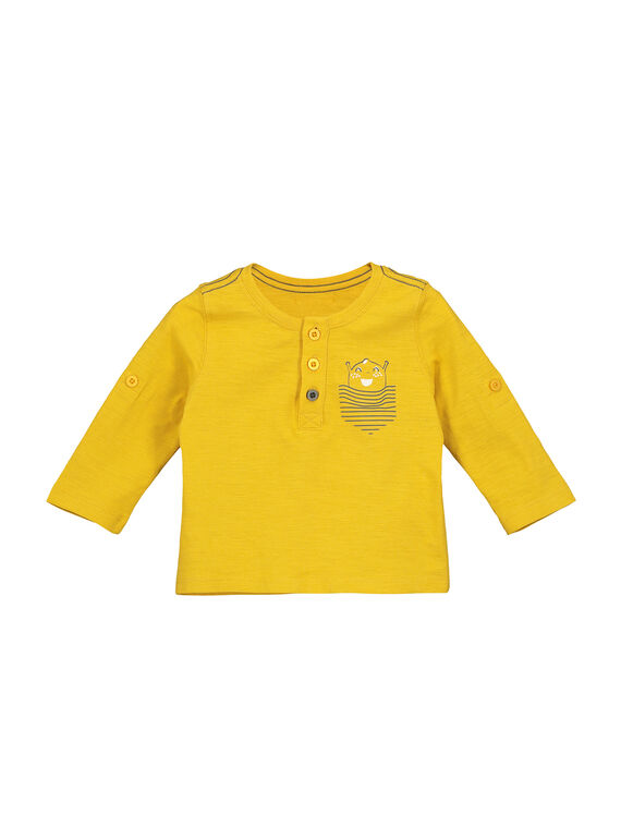 Baby boys' grandad collar T-shirt FUJOTUN1 / 19SG1031TML412