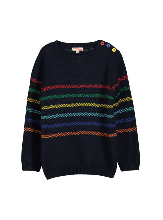 Boys' knit sweater FOCOPUL / 19S90281PUL705